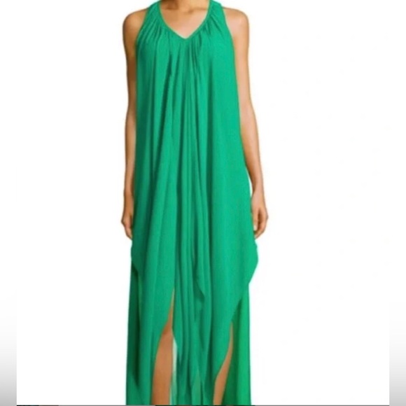 Michael Michael Kors Green Evening Dress sz Medium - Picture 3 of 11